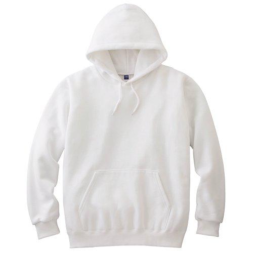 [Printstar] Sweatshirt Hoodie Kids 8.4 oz Brushed Hooded Lightweight Hoodie [Pullover] 00216-MLH_K White 120cm