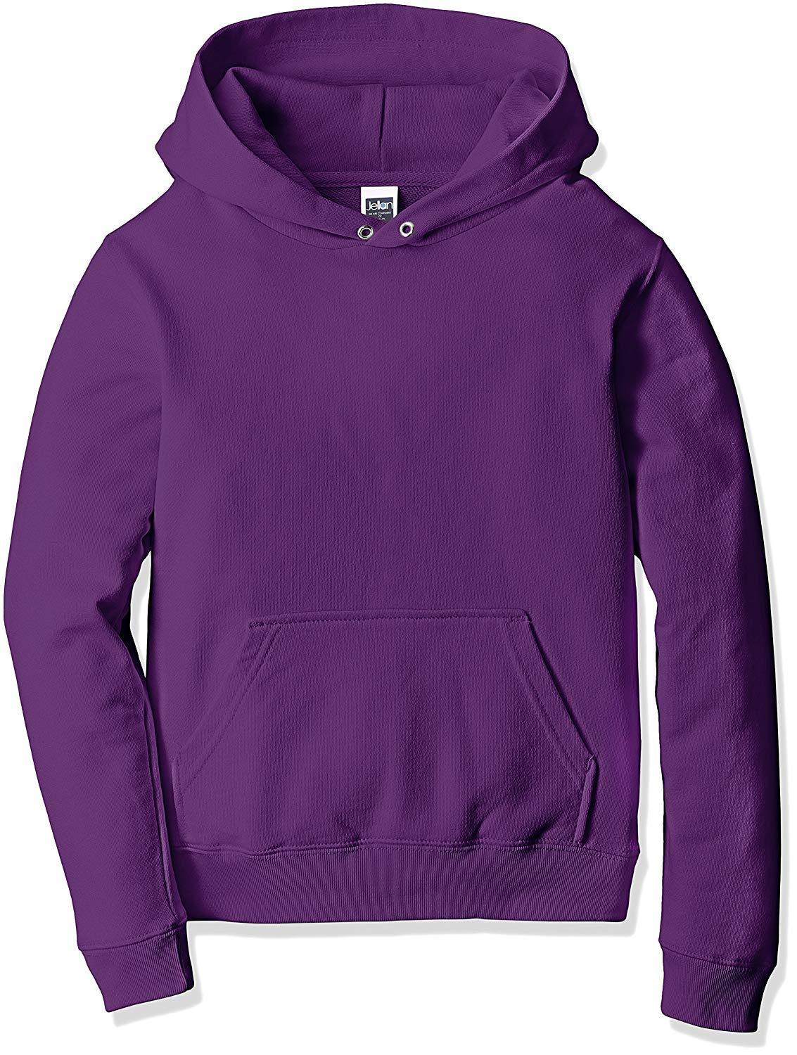 [Printstar] Sweatshirt Hoodie Kids 8.4oz Brushed Hooded Lightweight Hoodie [Pullover] 00216-MLH_K Violet 120cm