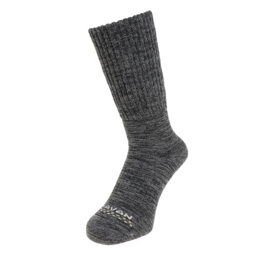 [Caravan] Socks 0131008 RL Merino Retro Trekking 103 (Charcoal Gray) Japan S (22.0-24.0cm) (Equivalent to Japanese Size S)