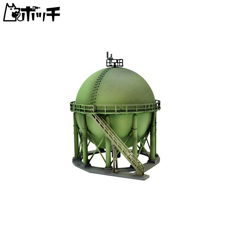 Tomytec 1/144 Geo-Collection Combat Series DCM08 War-Torn Industrial Complex A (Gas Holder) Pre-Painted Plastic Model 315599