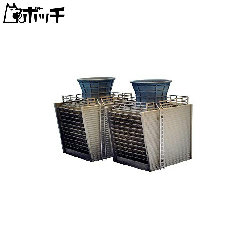 Tomytec 1/144 Geo-Collection Combat Series DCM10 War-Torn Industrial Complex C (Cooling Tower) Pre-Painted Plastic Model 315612