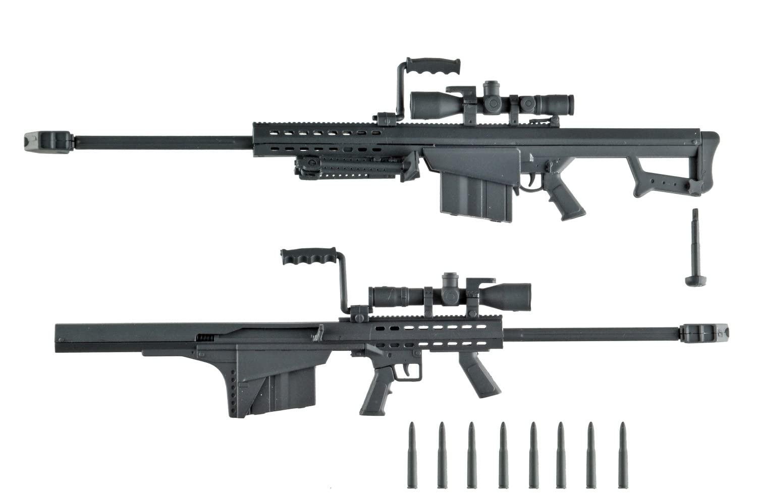 Tomytec Geo-Collection Combat Weapons Series DCML03 Sniper Set A Non-Scale Plastic Model Kit 323082 Molded Color (Gray)