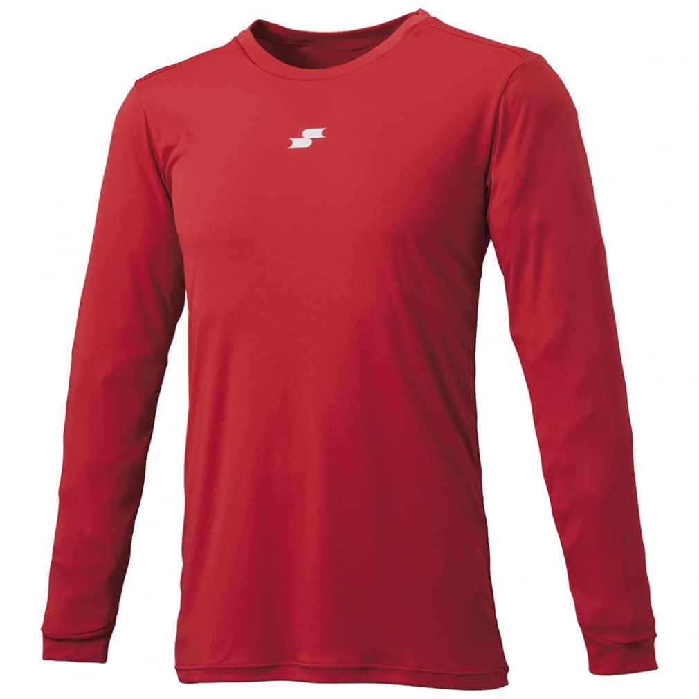[SSK] Baseball Airy Fan Low Neck Long Sleeve Undershirt Men's M Men's Red