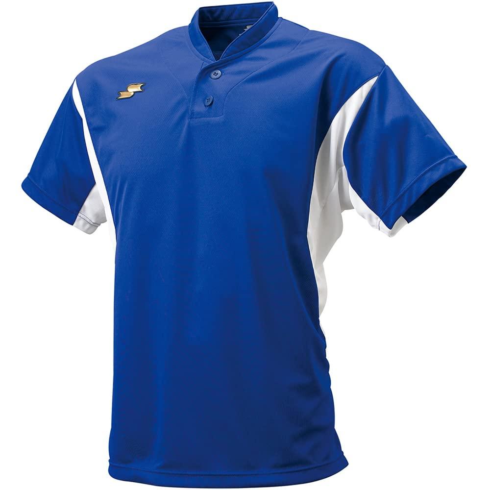 [SSK] Baseball Wear Baseball T-Shirt [Men's] BT2280 Men's D-Blue × White (6310) Japan S (Equivalent to Japanese Size S)