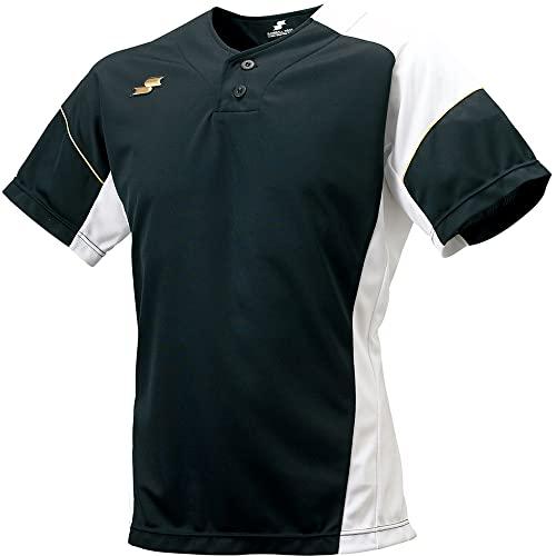 [SSK] Baseball Wear Baseball T-Shirt [Men's] BT2290 Men's Black × White (9010) Japan S (Equivalent to Japanese Size S)