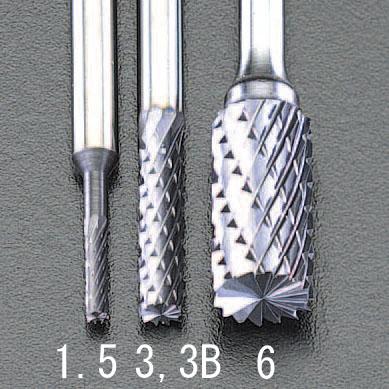 ESCO 1.5x6mm/3mm Shank Coated Carbide Bar EA819PE-1.5