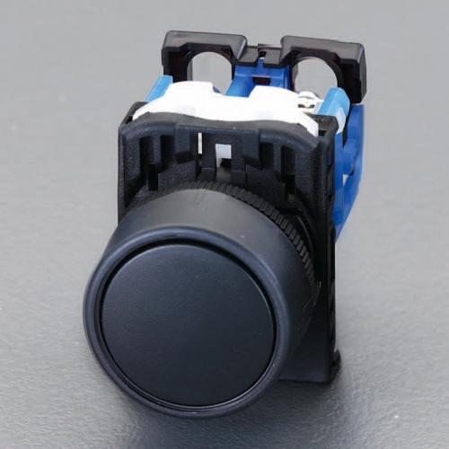 22/25mm Push Button Switch (Alternate Type/Black) EA940D-192