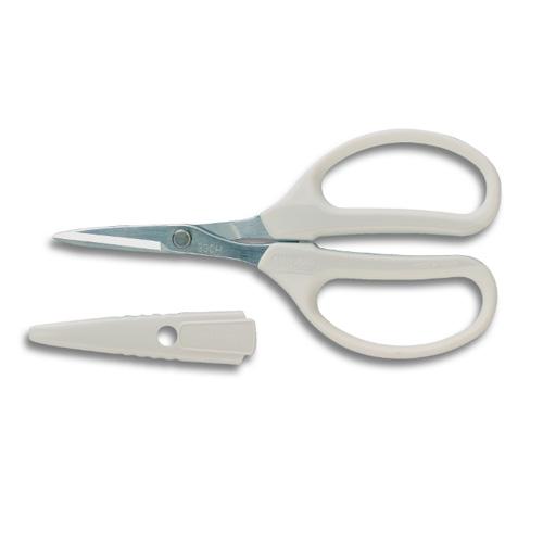 160mm Scissors - All-Purpose (With Cap, White)