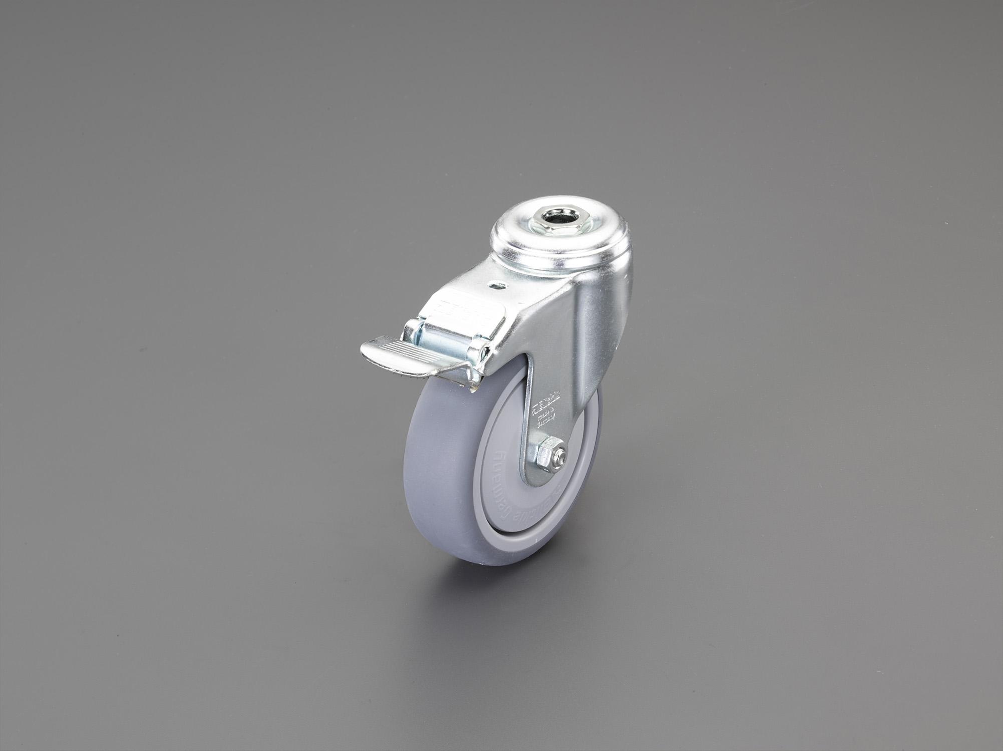 ESCO 50mm Casters (Swivel Fittings, Perforated/With Brake) EA986GF-705