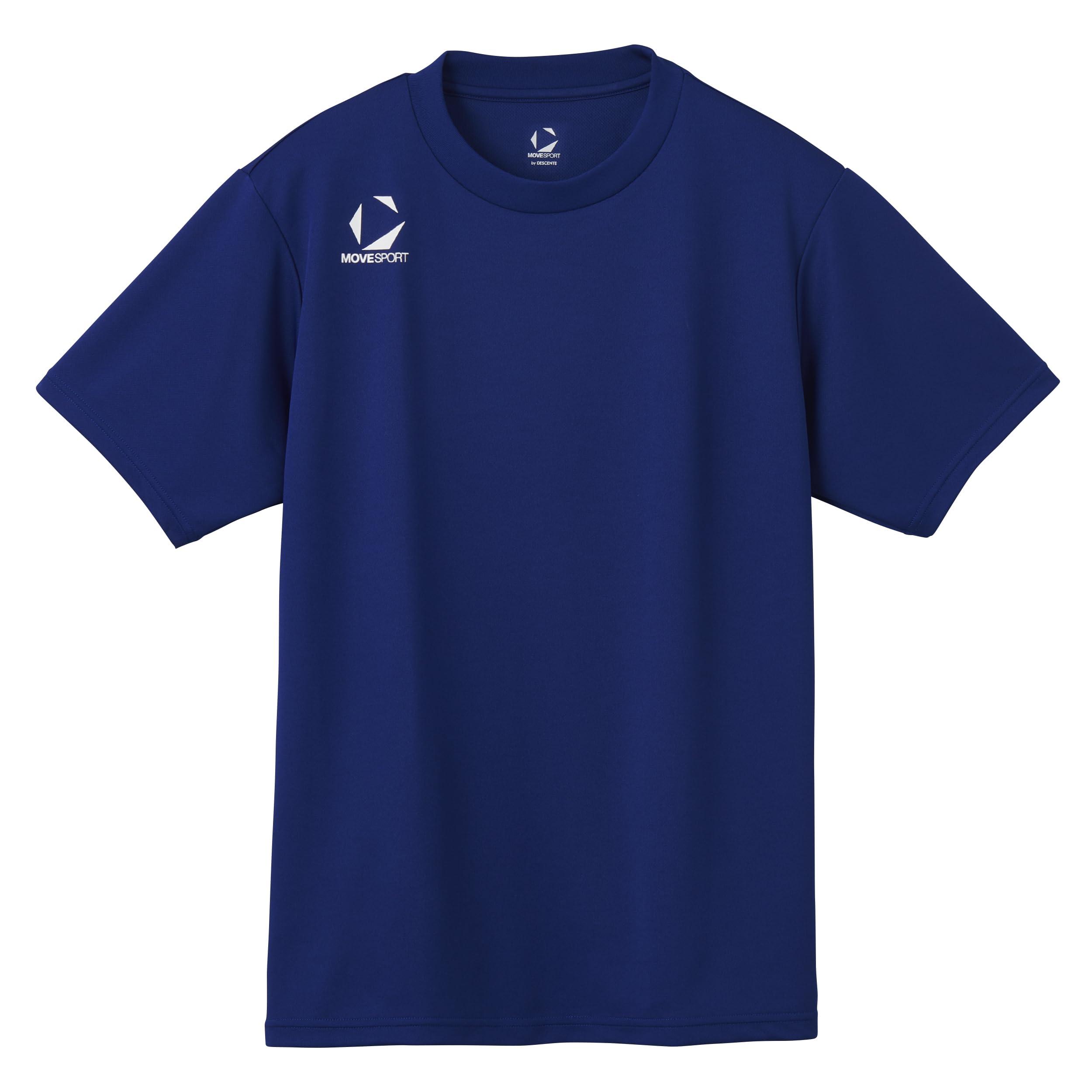 [Move Sports] T-Shirt Descente Short Sleeve Moisture-Wicking Quick-Dry Dry Mesh Training Running Walking Men's BL00(ST5SHTT0M) XA