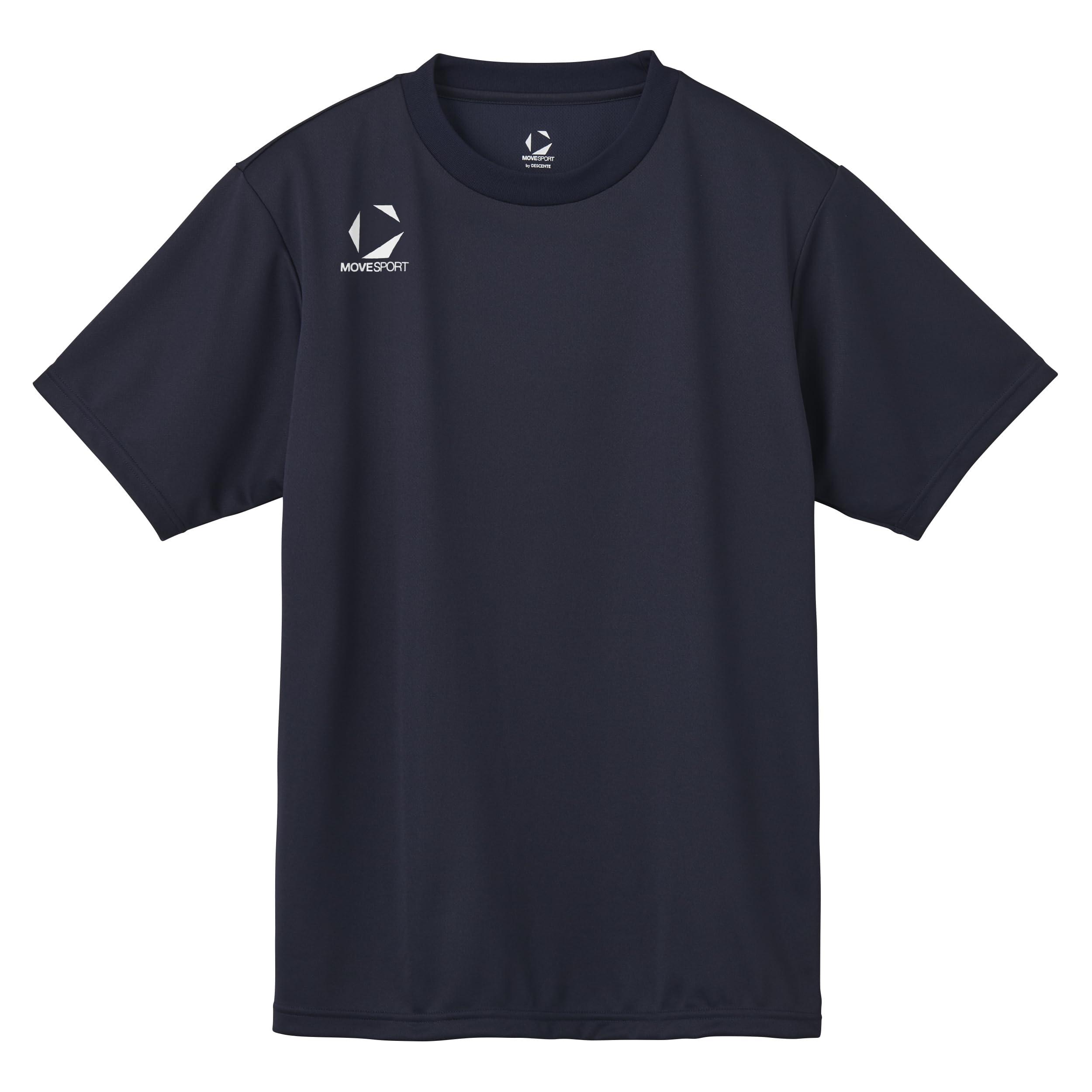 [Move Sports] T-Shirt Descente Short Sleeve Moisture-Wicking Quick-Dry Dry Mesh Training Running Walking Men's NV00(ST5SHTT0M) XA