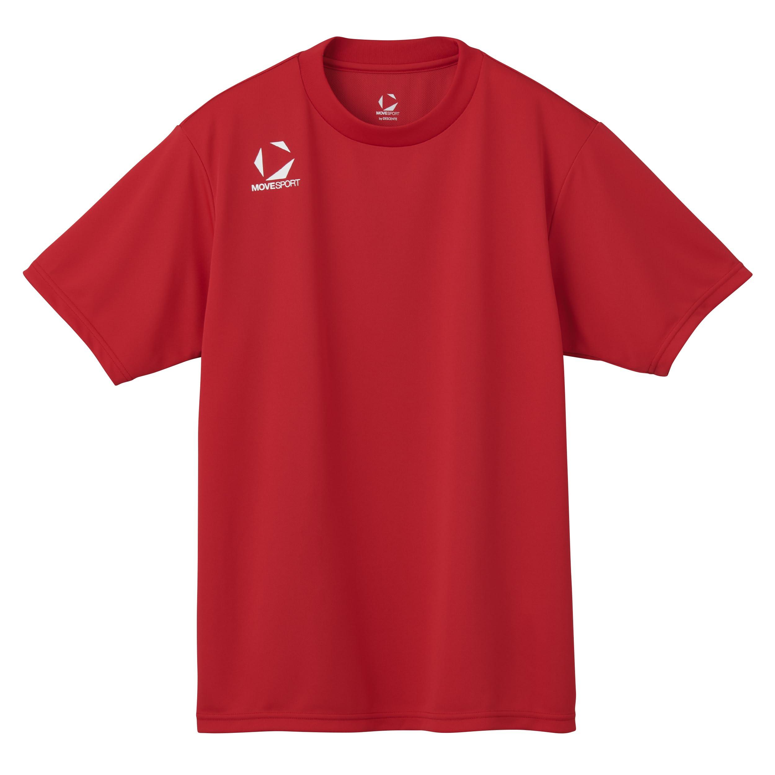 [Move Sports] T-Shirt Descente Short Sleeve Moisture-Wicking Quick-Dry Dry Mesh Training Running Walking Men's RD00(ST5SHTT0M)