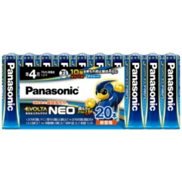 Panasonic Evolta NEO AA Alkaline Batteries 20-Pack LR03NJ/20SW