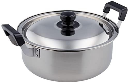 Pearl Metal Large Pot Double-Handled Pot 26cm with Lid IH Compatible NEW Danran HB-1794
