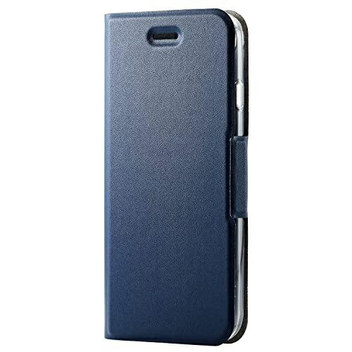 ELECOM iPhone SE (2nd/3rd Generation) / 8 / 7 Case Wallet-Style Leather Slim UltraSlim Navy PM-A22SPLFUNV