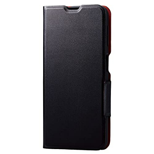 ELECOM Galaxy A23 5G [SC-56C | SCG18] Case Cover Wallet-Style Slim Leather Magnetic Closure Card Pocket ×1 UltraSlim Series [Thin and Light Despite Being a Wallet Case] Black PM-G227PLFUBK