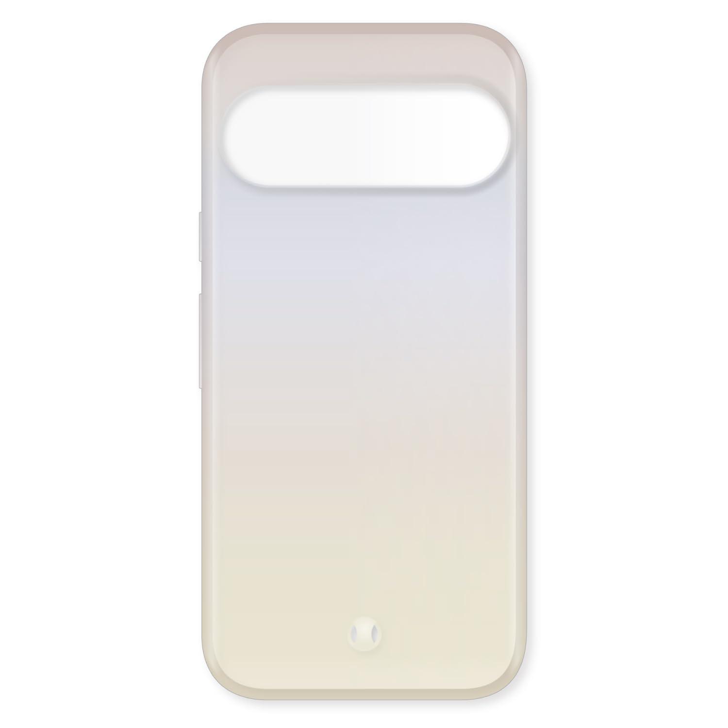 ELECOM Google Pixel 9/9 Pro Case - Soft Microdot Finish, Wireless Charging Compatible, Camera Lens Protection Design, Shoulder Strap Sheet Included, Clear PM-P242UCACR