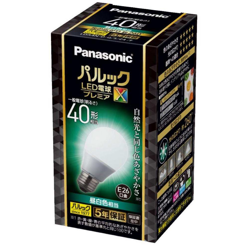 Panasonic PARLUX Premier X LED Bulb, General Bulb Shape, E26 Base, 40W Equivalent, Daylight White, LDA4NDGSZ4F