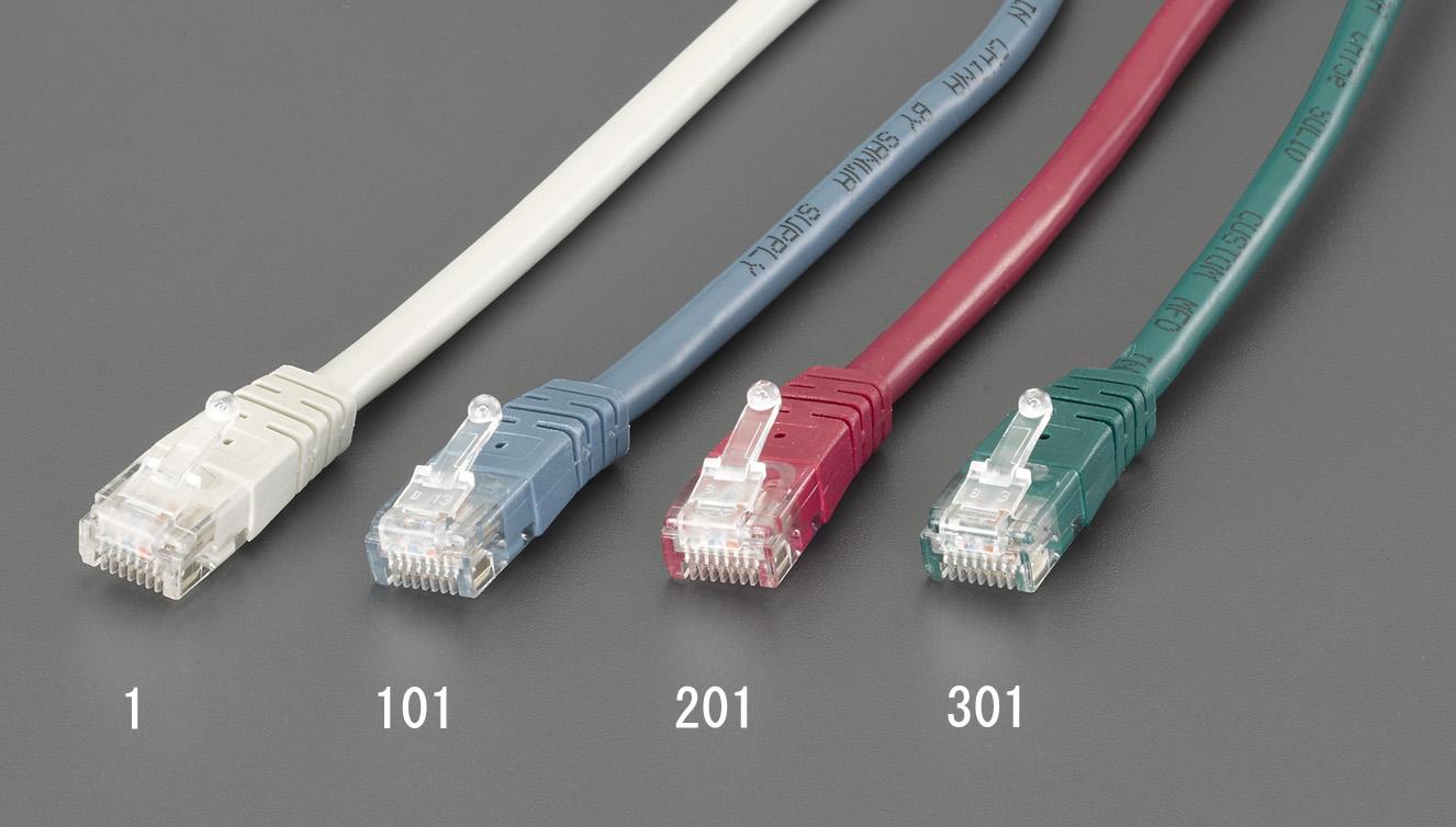 ESCO LAN Cable (Category 5e Compliant) (Red) 7m EA764B-307