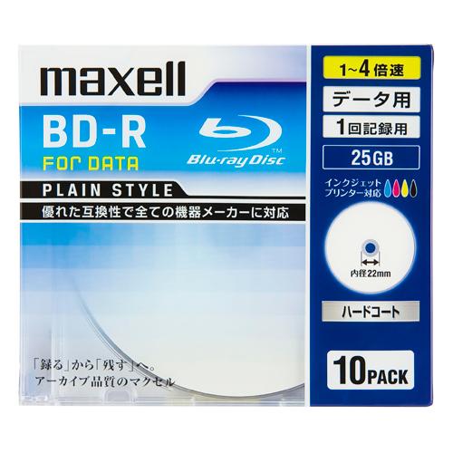 25GB BD-R (Data, 4x speed / 10 discs)