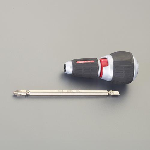 ESCO [+-] Ratchet Screwdriver (Interchangeable) #2x6.0mm EA564AK-10