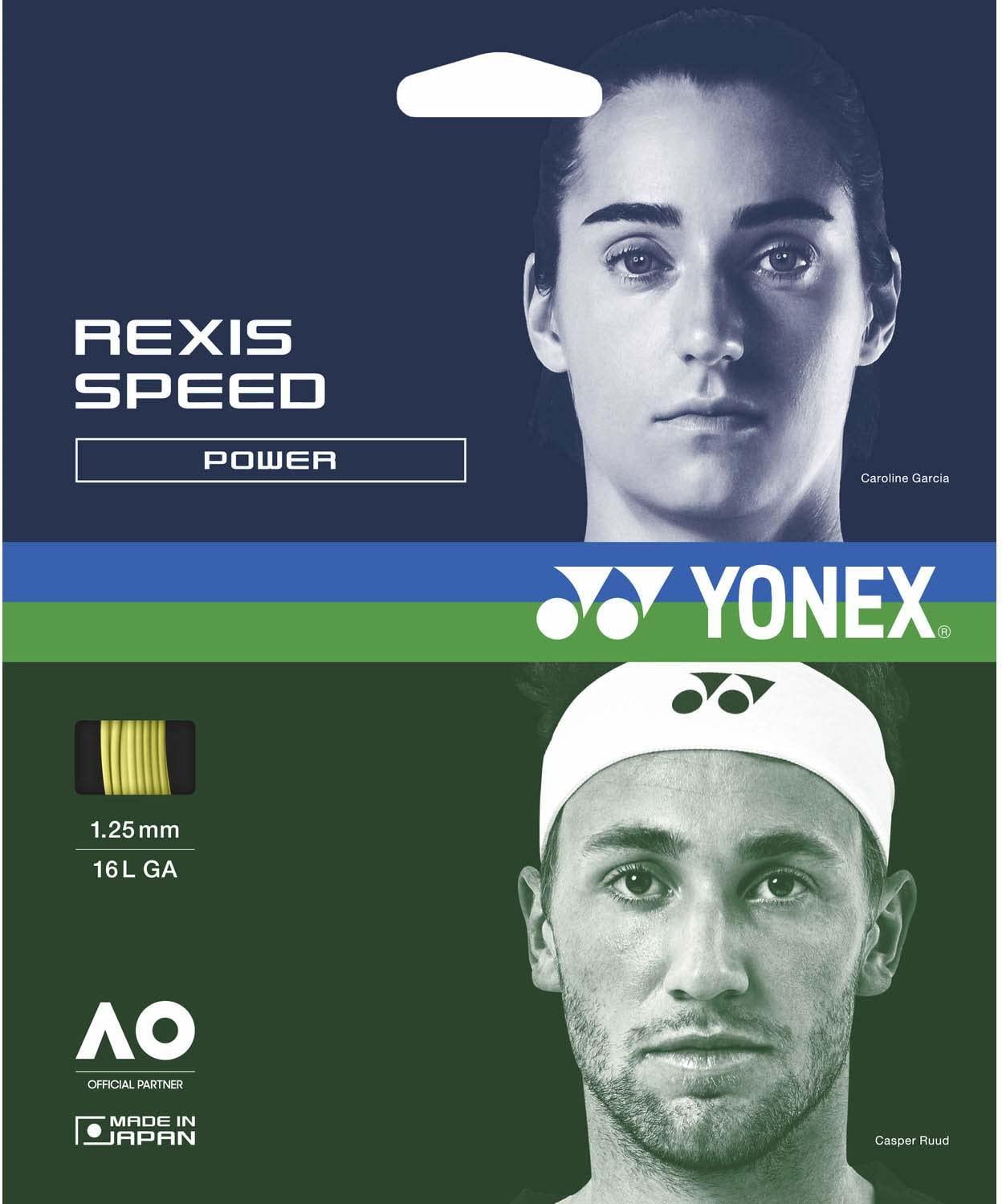 YONEX Hard Tennis String Gut Lexys Speed 125 12m Yellow (004) 1.25mm TGRSP125