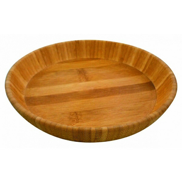 CAPTAIN STAG Bamboo Tableware TAKE-WARE Deep Round Plate Φ23cm UP-2536
