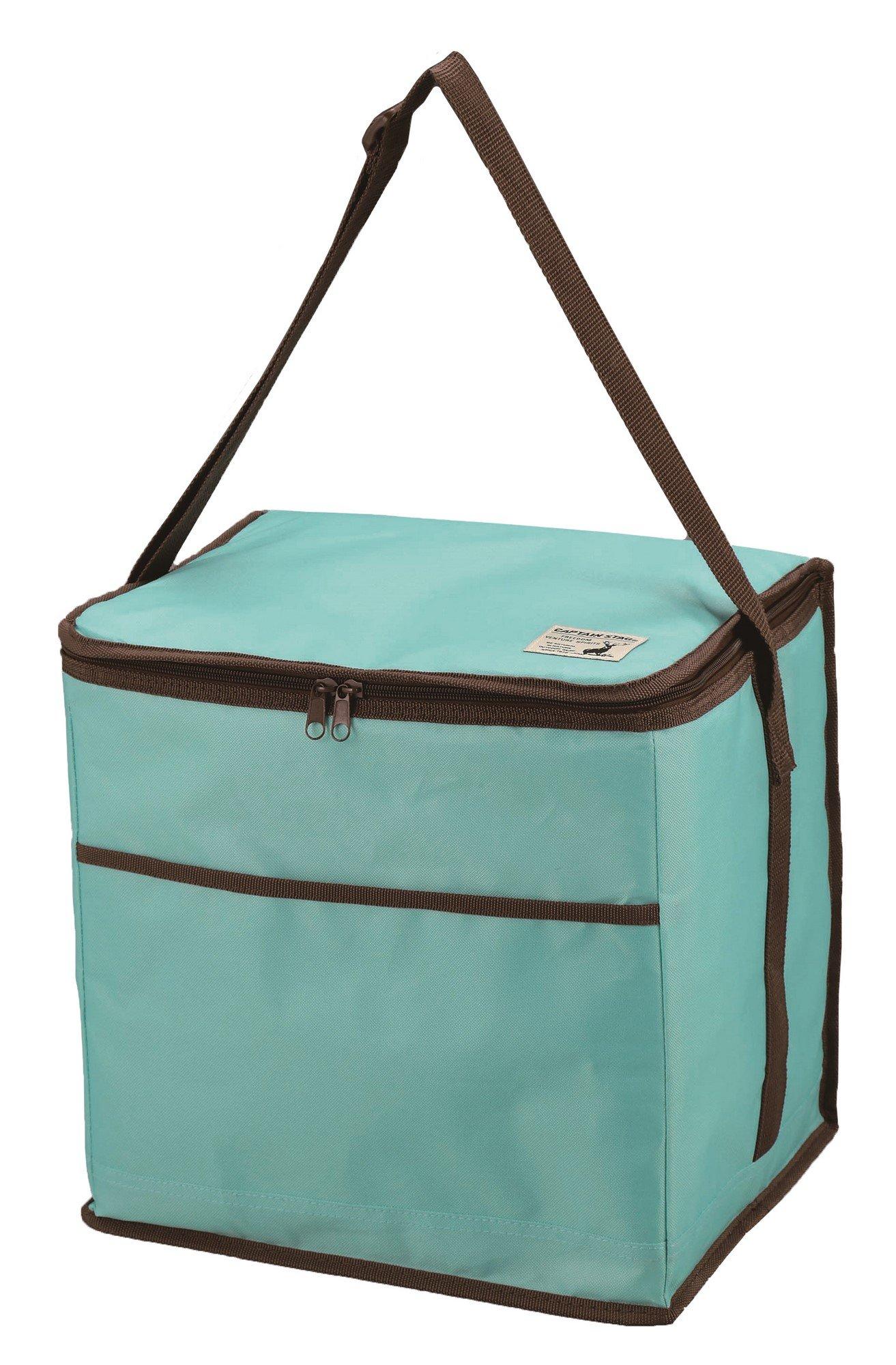 CAPTAIN STAG Barbecue Picnic Cooler Bag 24L Mint Green CS Charman UE-556 Green