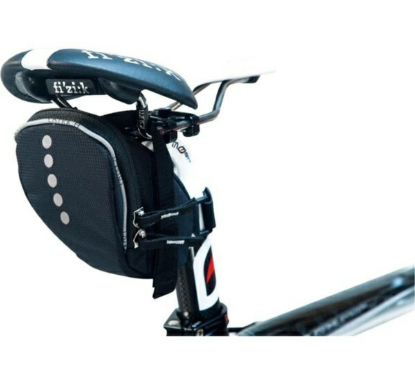 Ostrich Saddle Bag [SP-102] Black