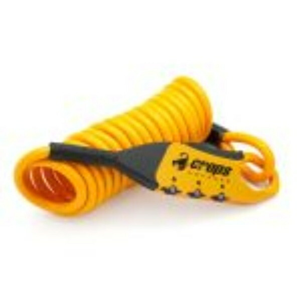 Crops Wire Lock Q5-COCON Cocon | 5mm × 1800mm 3-Digit Dial SPD09-CCN-05 (Yellow)