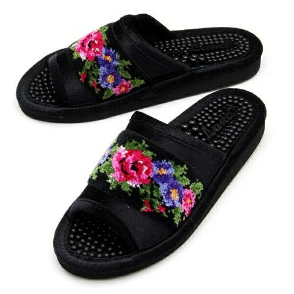 European Breeze Healthy Slippers M Black 842-118 15-00