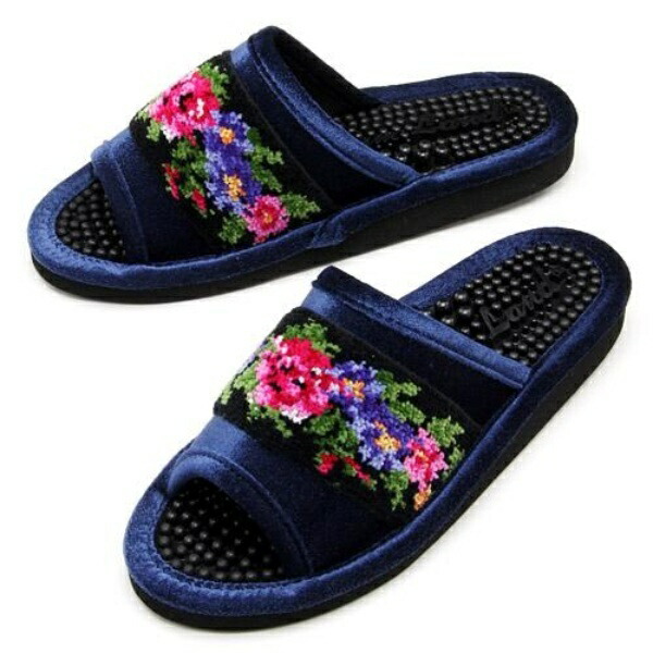 European Breeze Healthy Slippers M Navy Blue