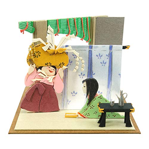 Sankei Studio Ghibli Mini: The Tale of Princess Kaguya Paper Craft: The Little Girl and Princess Kaguya MP07-107