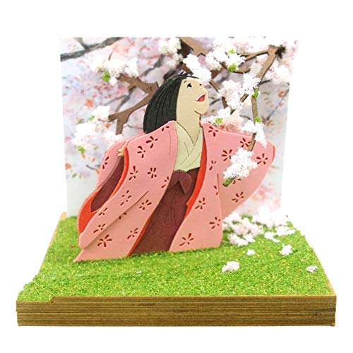 Sankei Studio Ghibli Mini: The Tale of Princess Kaguya Under the Mountain Cherry Tree Paper Craft MP07-108