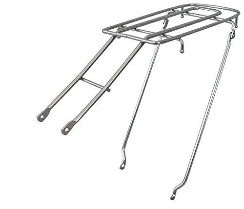 SHOWA INDUSTRIES Class 27 City Bike Rear Carrier Dowel-Fastened Ultra-Low Floor Type 27-inch Chrome-Plated RC-63a 27 CP