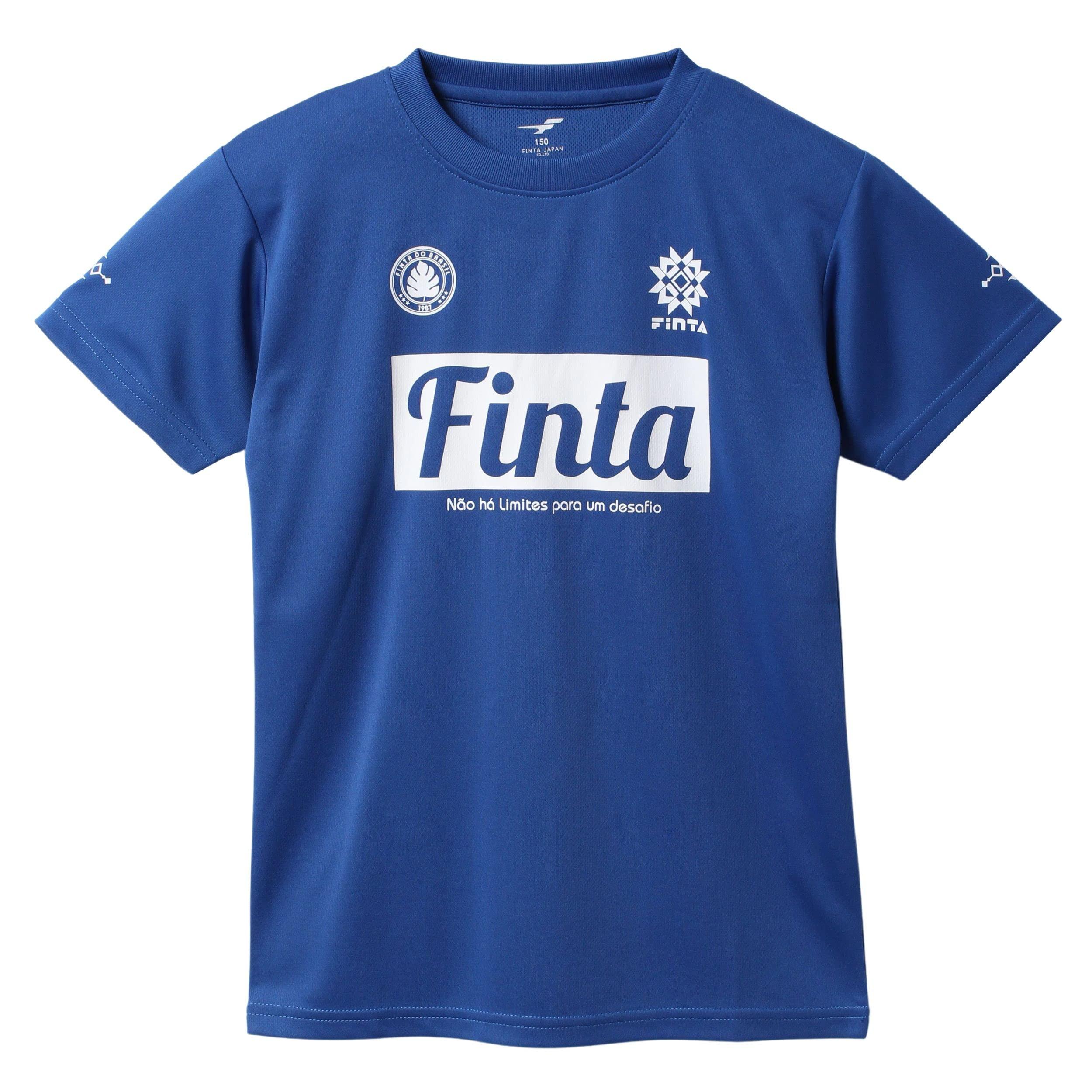 [FINTA] FINTA Soccer Futsal Wear Junior Short-Sleeve Practice Shirt FT8755 (2100) Blue 130