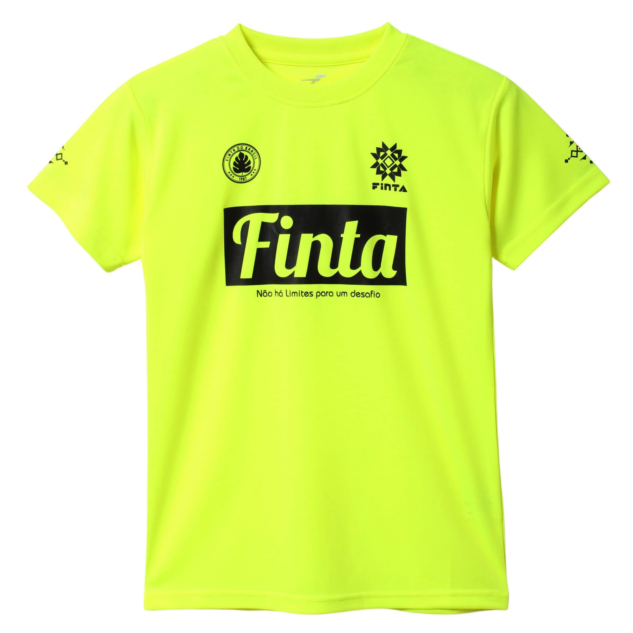 [FINTA] FINTA Soccer Futsal Wear Junior Short-Sleeve Practice Shirt FT8755 (4200) Flash Yellow 130