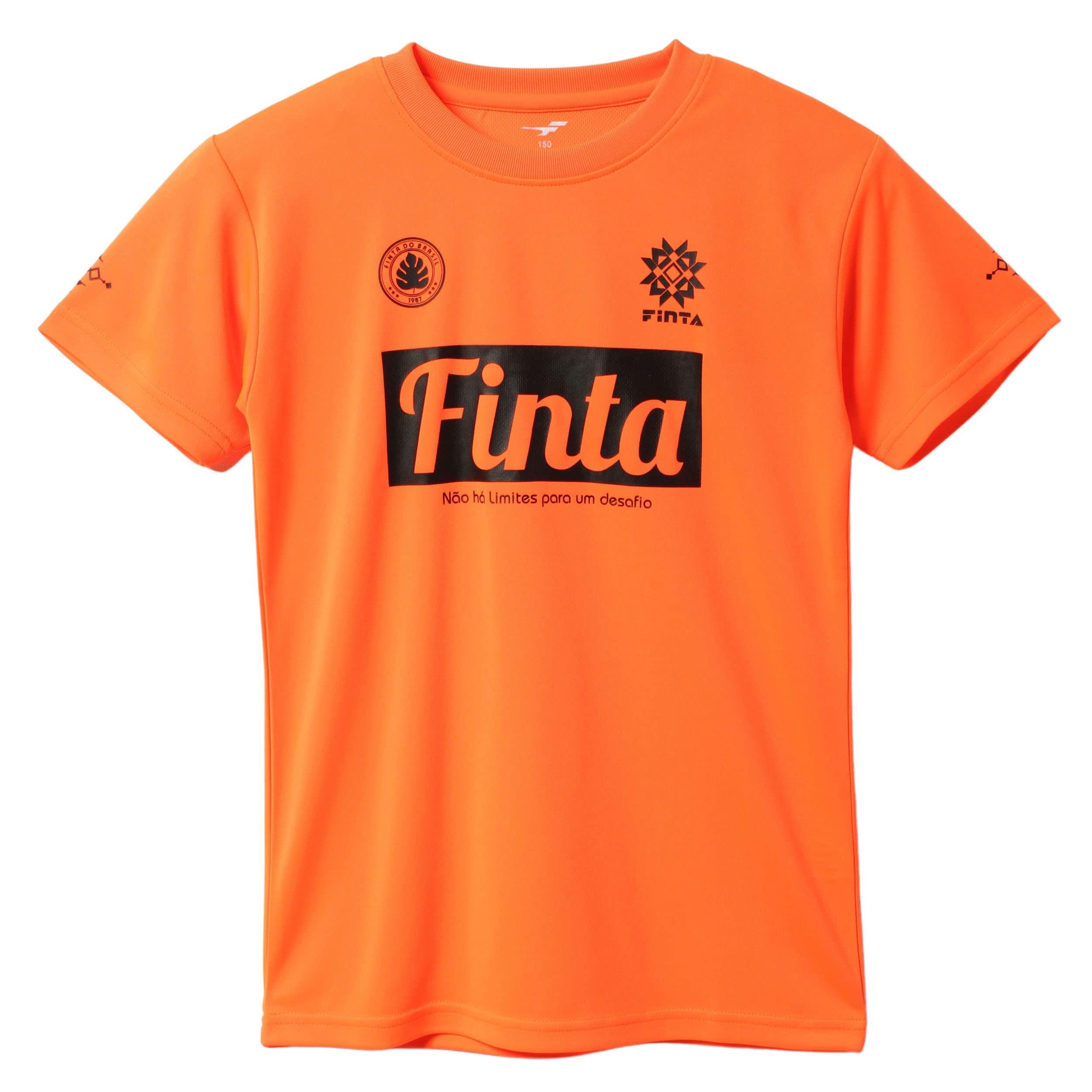 [FINTA] FINTA Soccer Futsal Wear Junior Short-Sleeve Practice Shirt FT8755 (6200) Flash Orange 130