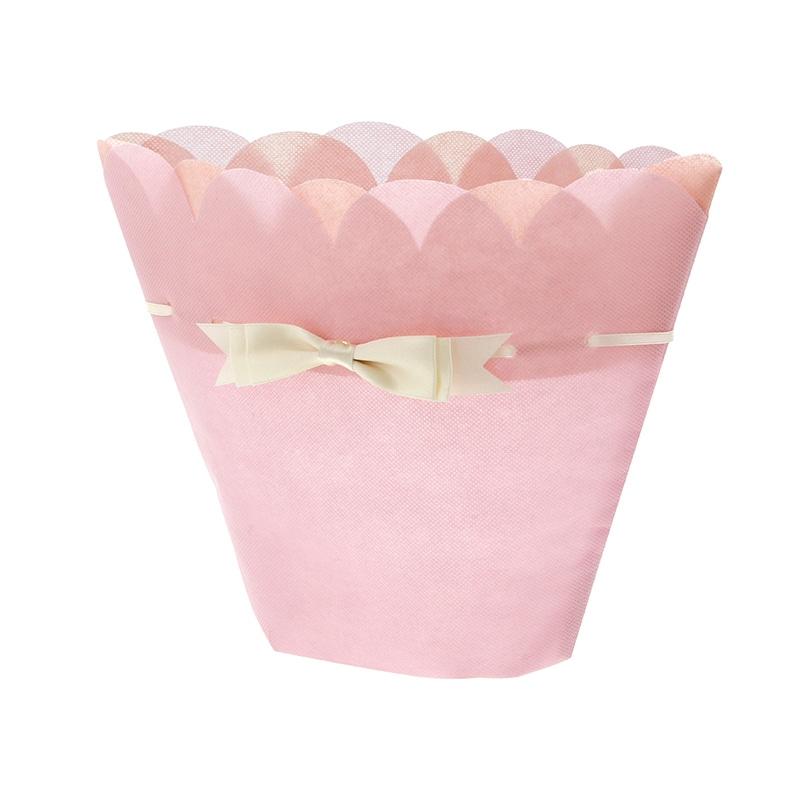 HEIKO Pot Cover Non-Woven Pot Bag Size 4 Pink 10 Sheets