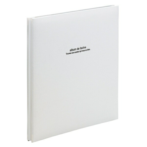 Nakabayashi File Felt Album Dufabine L Size White AH-LD-191-W