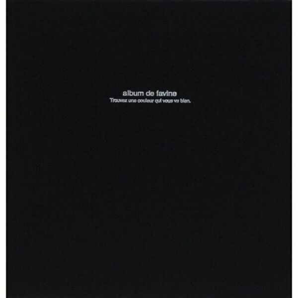 Nakabayashi File Felt Album Dufabine L Size Black AH-LD-191-D