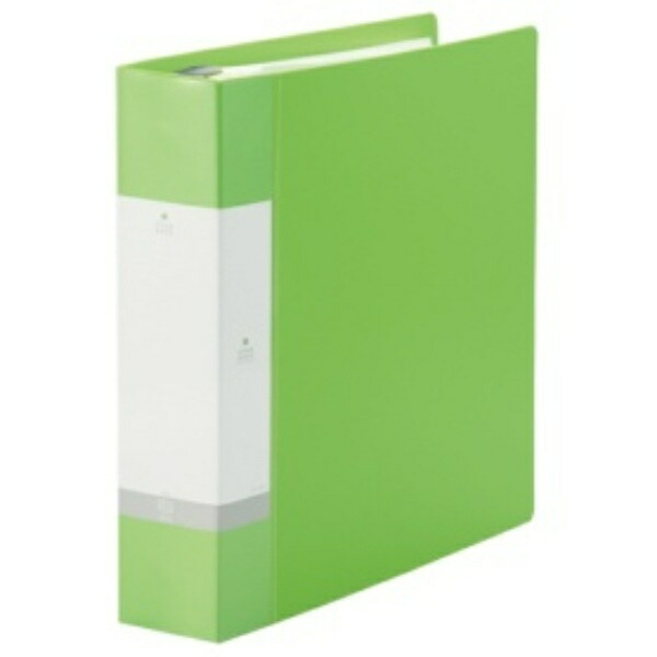 Rihitora Clear Book Refillable A4 30-Hole 55 Sheets + 1 Sheet Yellow-Green G3808-6