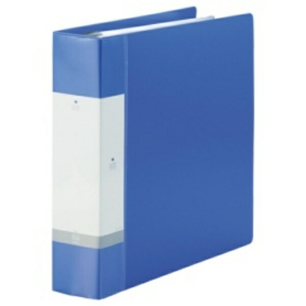 Rihitora Clear Book Refillable A4 30-Hole 55 Sheets + 1 Sheet Blue G3808-8