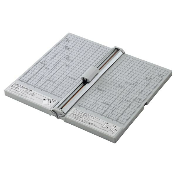 Rihitora Compact Slide Cutter A4 Landscape Compatible Straight Blade: 5-Sheet Cutting Capacity Serrated Blade: 3-Sheet Cutting Capacity M40