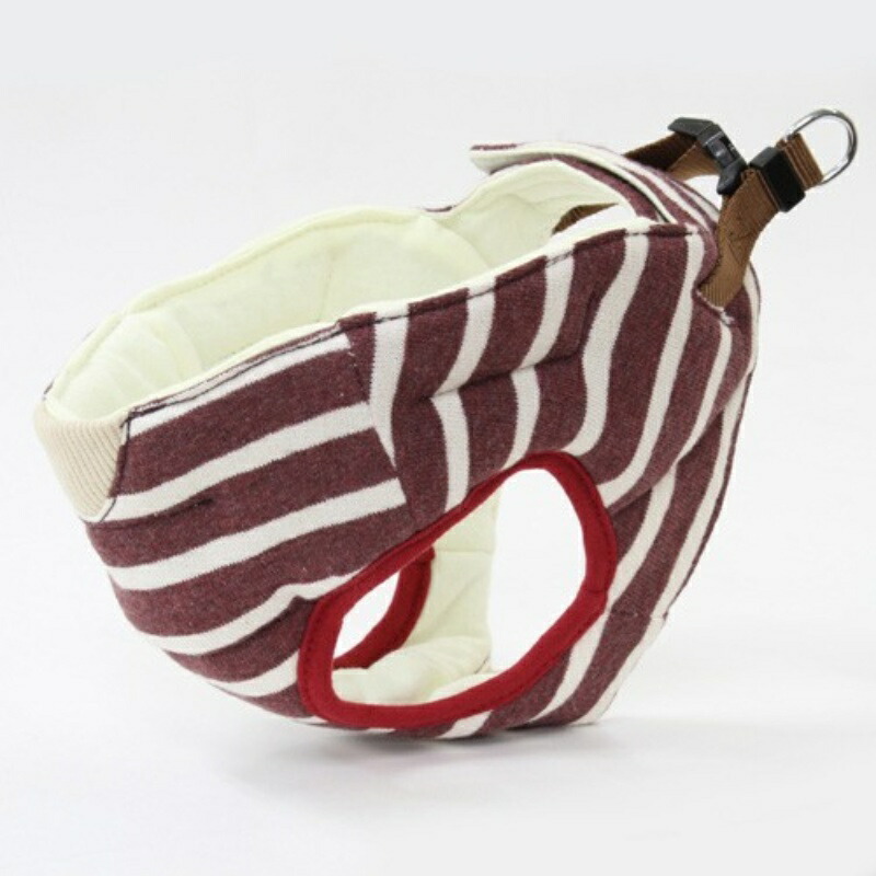 Petio Gentle Harness for Dogs 7 Years and Up Border Red Extra Small Dog S Size