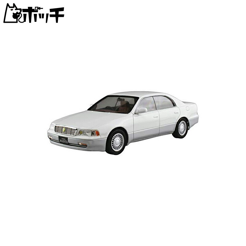 Aoshima Cultural Textbook Co., Ltd. 1/24 The Model Car Series No.114 Toyota UZS141 Crown Majesta C-Type 1991 Plastic Model Kit