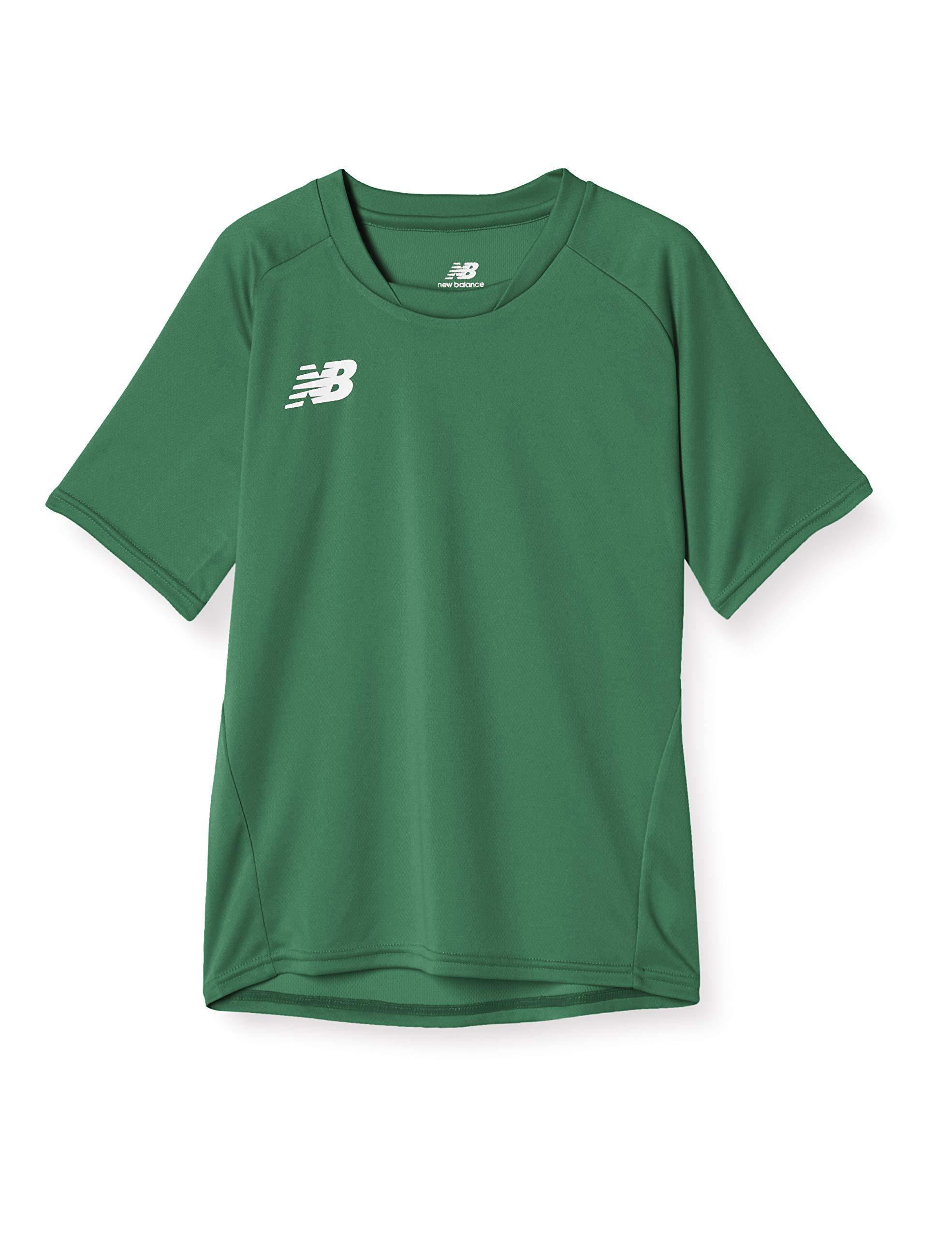[New Balance] Junior/Kids Game Shirt (JJTF0489) Soccer Dry Quick-Dry Sweat Absorbent Children's Dark Green (DGN) 130