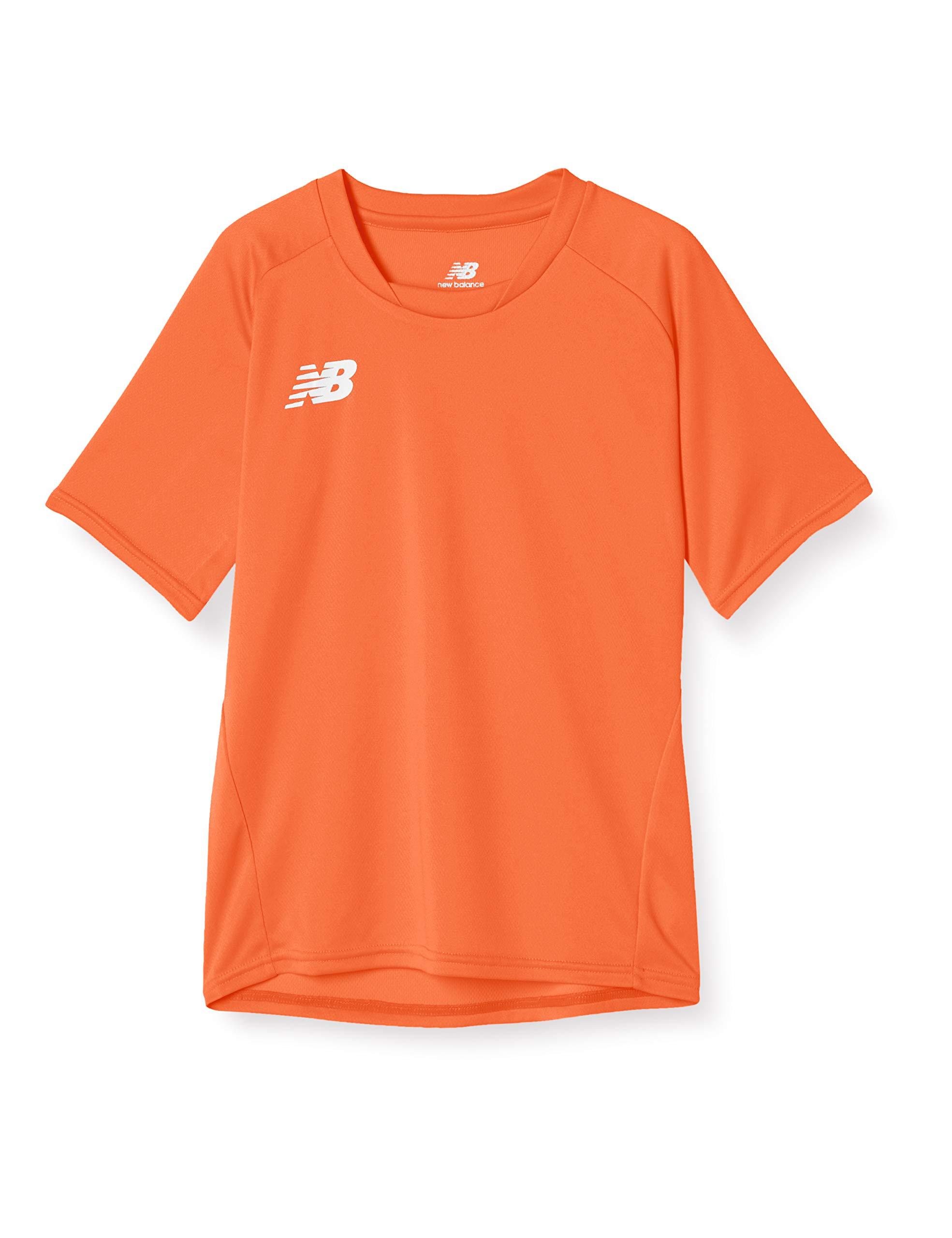 [New Balance] Junior/Kids Game Shirt (JJTF0489) Soccer Dry Quick-Dry Kids Orange (ORG) 130