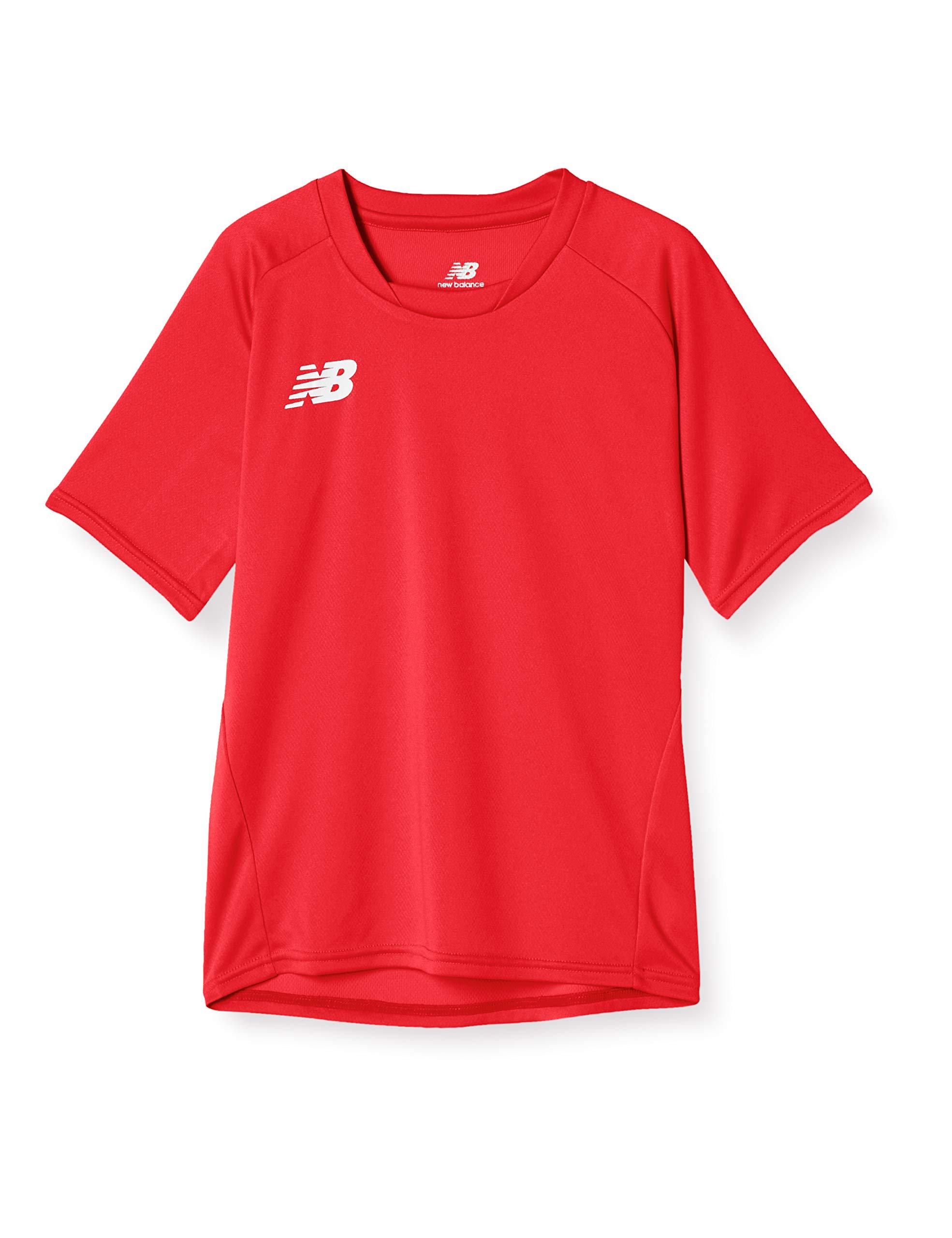 [New Balance] Junior/Kids Game Shirt (JJTF0489) Soccer Dry Moisture-Wicking Quick-Dry Kids Red 140