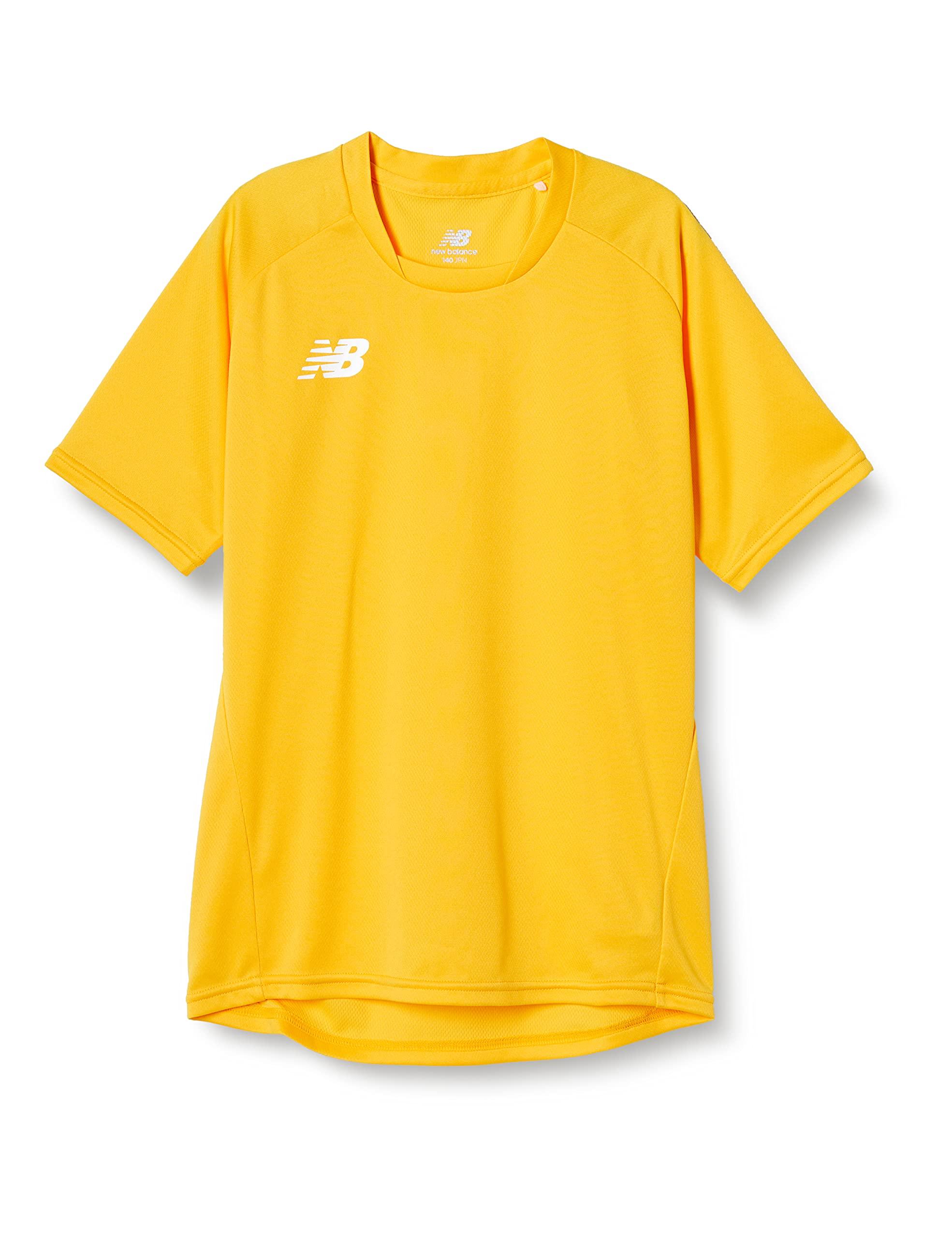 [New Balance] Junior/Kids Game Shirt (JJTF0489) Soccer Dry Quick-Dry Kids Yellow (YLW) 140